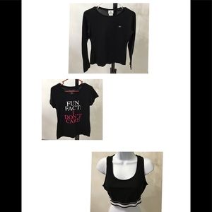 Bundle of Tops and Sports Bra juniors size 15-17